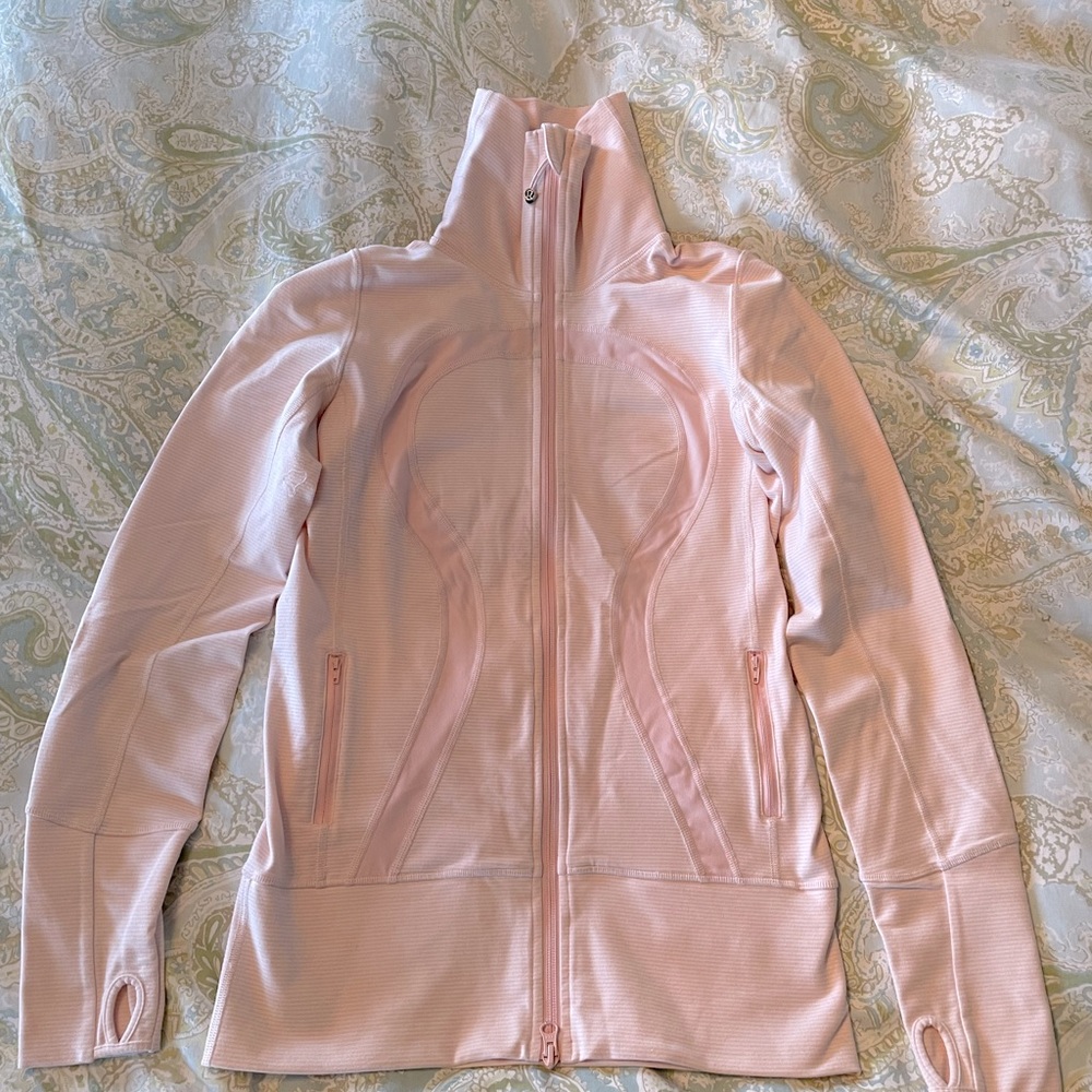 Lululemon pink scuba zip up jacket